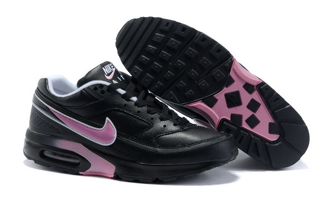 Womens Nike Air Max Classic BW Black Pink Shoes - Click Image to Close
